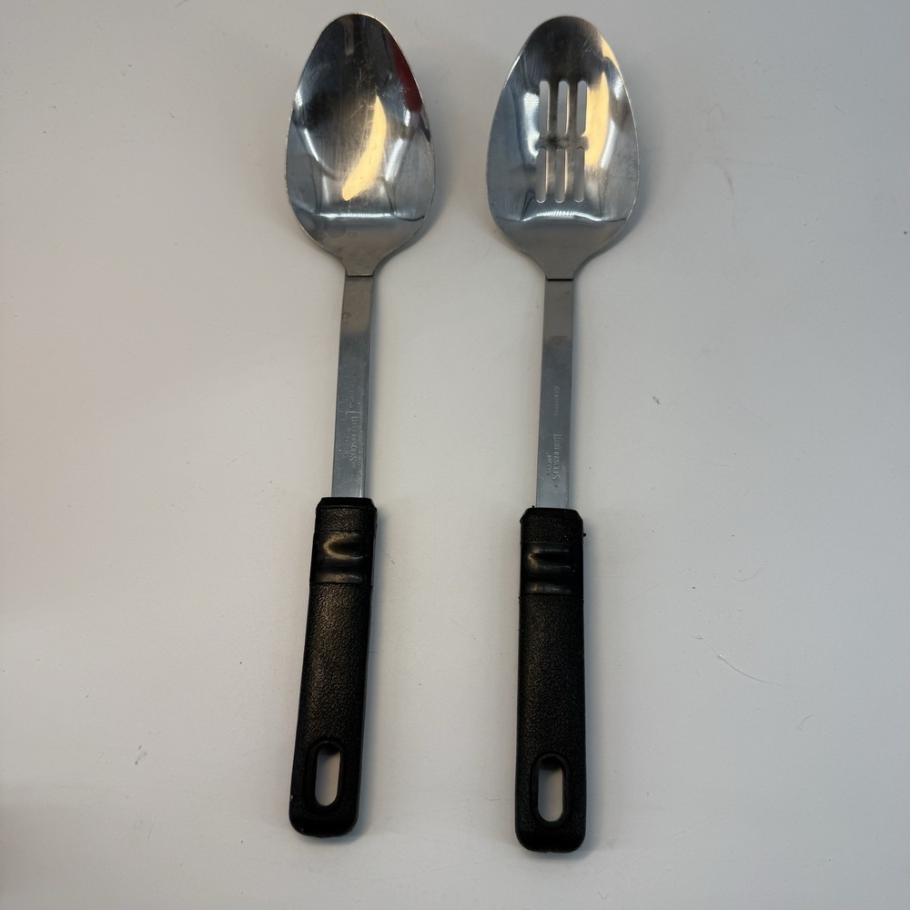 Lot of 2 Best Results by EKCO‎ Kitchen Utensils Slotted Spoon Spoon VTG